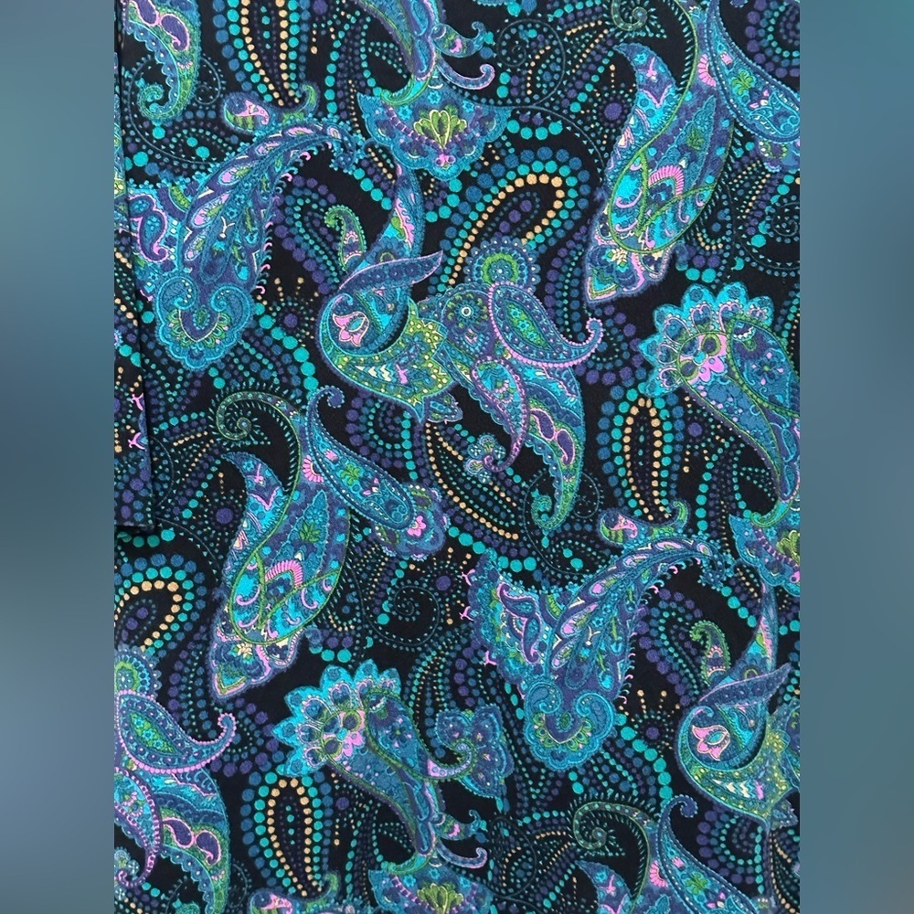 Vintage Paisley Goodness Button Down Shirt With Pockets Ptp 24–25” - Picture 10 of 12